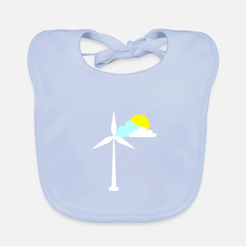 Windrad Baby Bio-Lätzchen