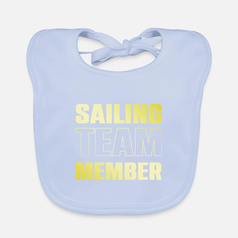 Equipe de voile Bavoir bio Bébé