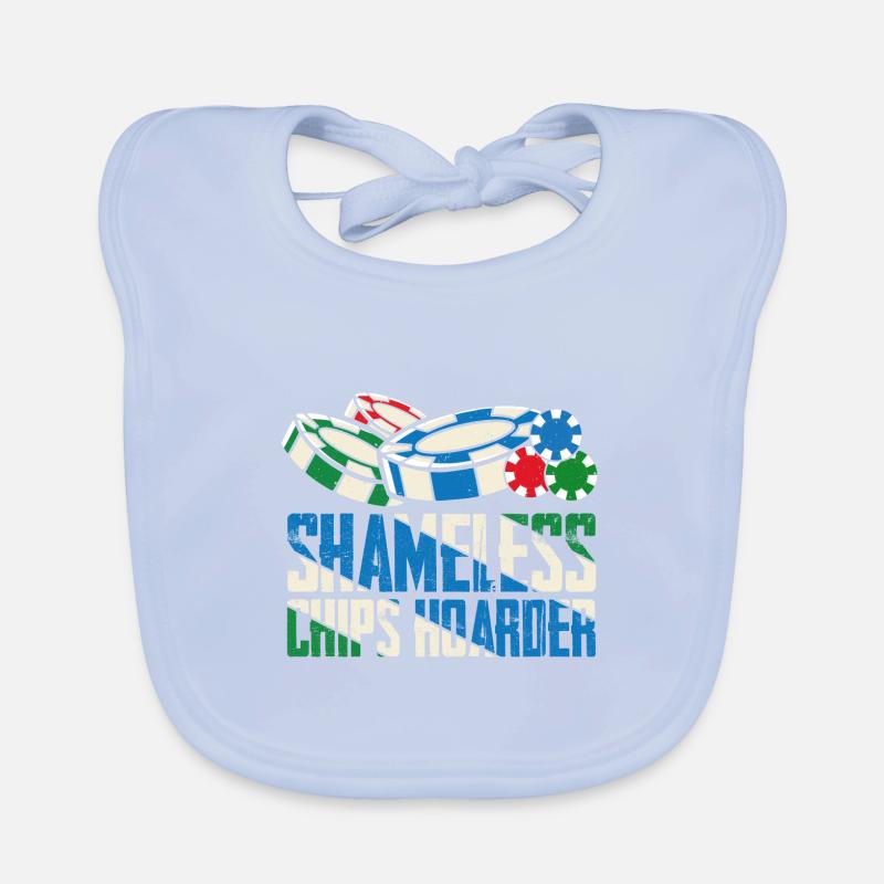 Poker player Organic Baby Bibs