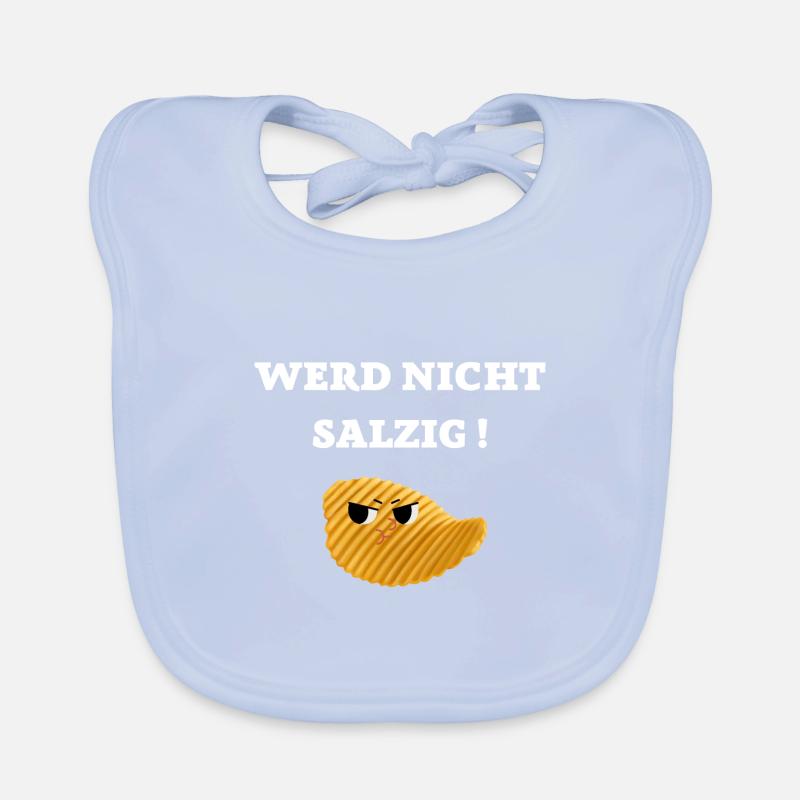 WERD NICHT SALZIG GAMING TSHIRT Baby Bio-Lätzchen