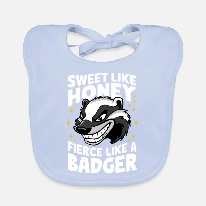 Dachs Honigdachs Tier Baby Bio-Lätzchen