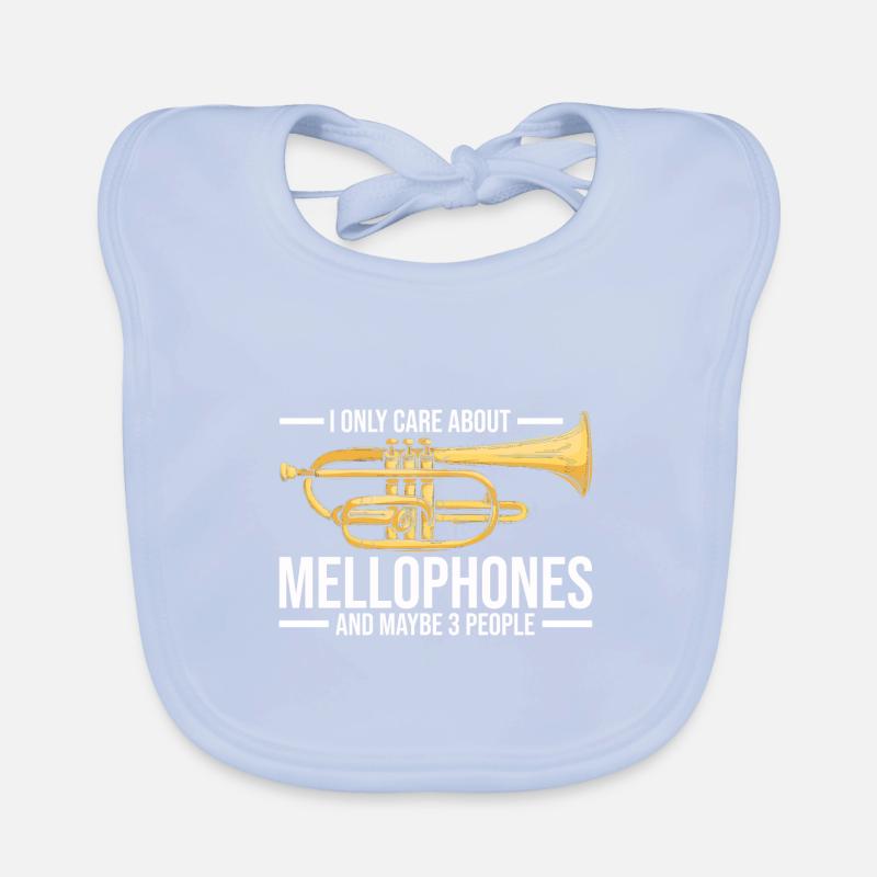 Mellophon Spieler Baby Bio-Lätzchen