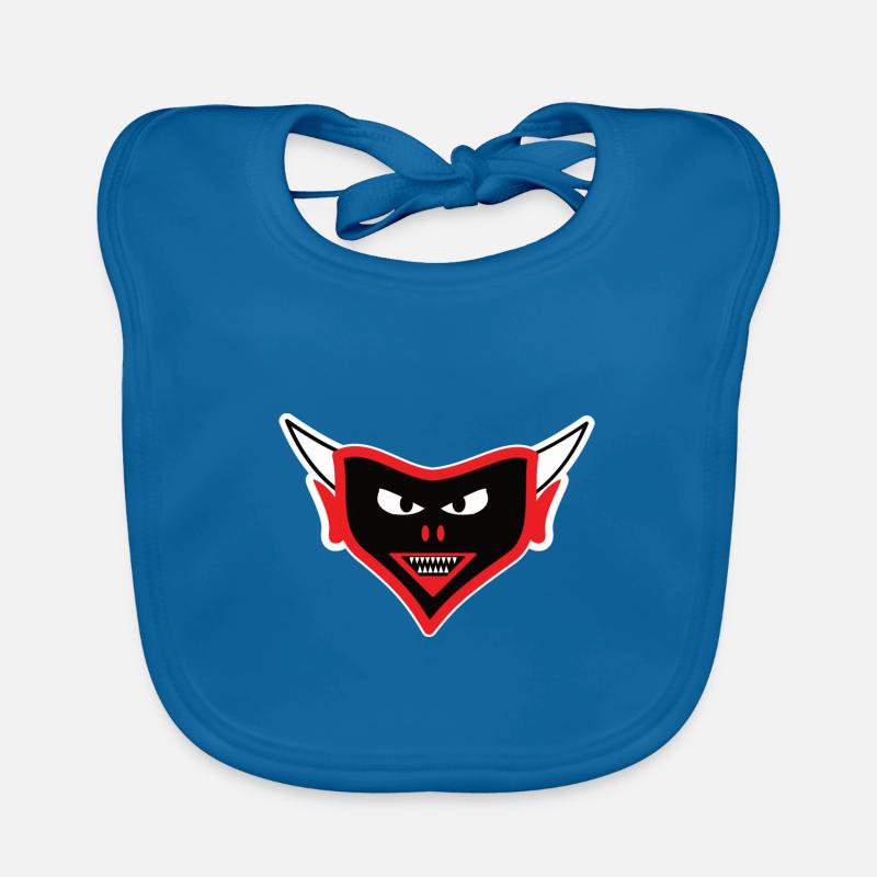 Teufel Design, the devilish face Organic Baby Bibs