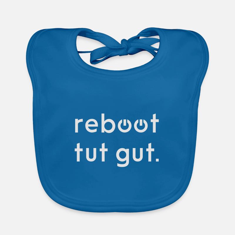 Reboot does good computer scientist gift idea Organic Baby Bibs