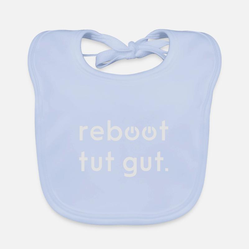 Reboot does good computer scientist gift idea Organic Baby Bibs
