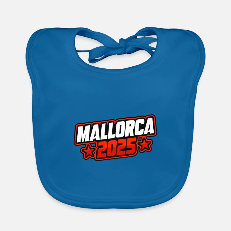 Majorque 2025 Spruch Bavoir bio Bébé