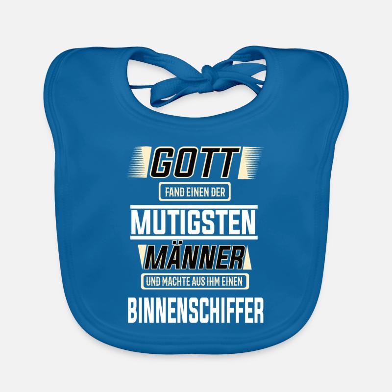 Binnenschiffer, einer der mutigsten Männer Baby Bio-Lätzchen