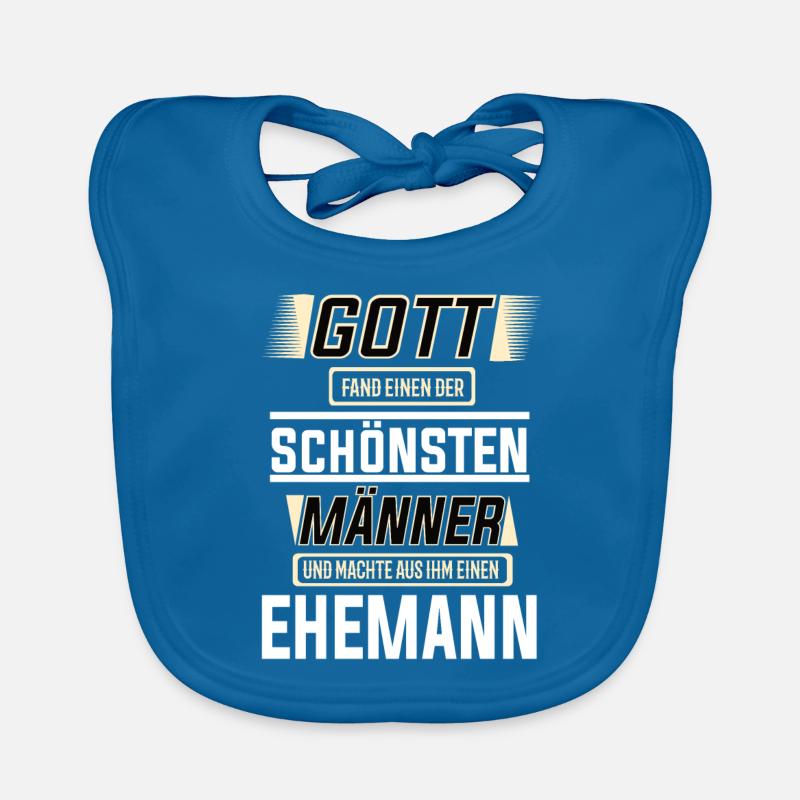 Ehemann einer der schönsten Männer der Welt Baby Bio-Lätzchen