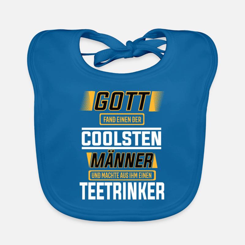 Teetrinker, einer der coolsten Männer der Welt Baby Bio-Lätzchen
