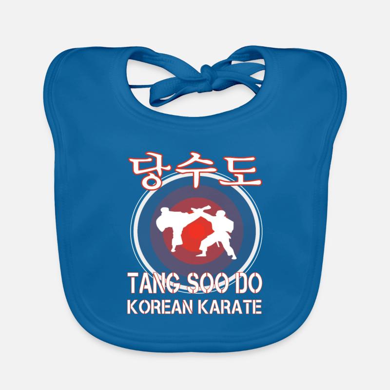 Tang Soo Do le design de karaté coréen Bavoir bio Bébé