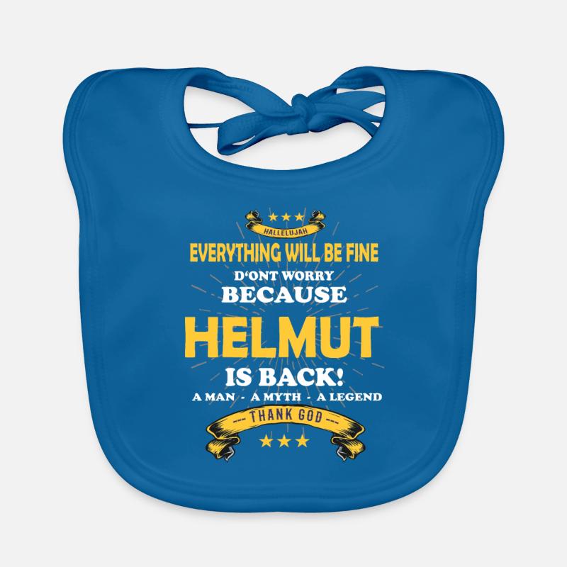Everything will be fine Helmut Is back Baby Bio-Lätzchen