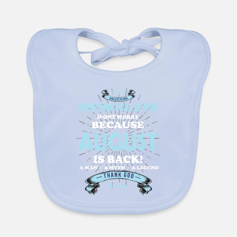 Everything will be fine August Is back Baby Bio-Lätzchen