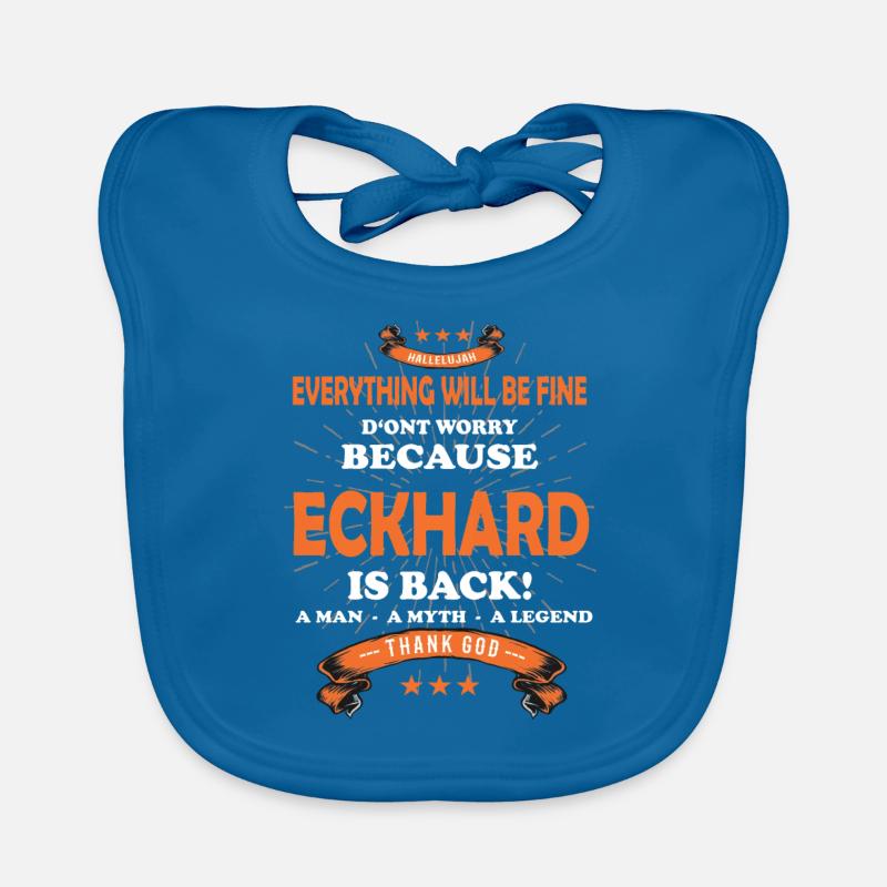 Everything will be alright, because Eckhard Ist da Outfit Organic Baby Bibs