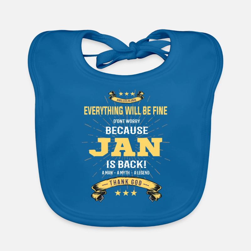 Everything will be fine Jan Is back Baby Bio-Lätzchen