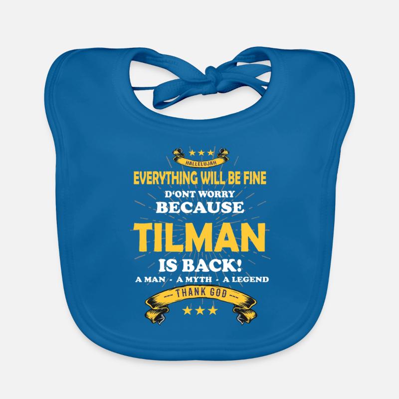 Everything will be fine Tilman Is back Baby Bio-Lätzchen