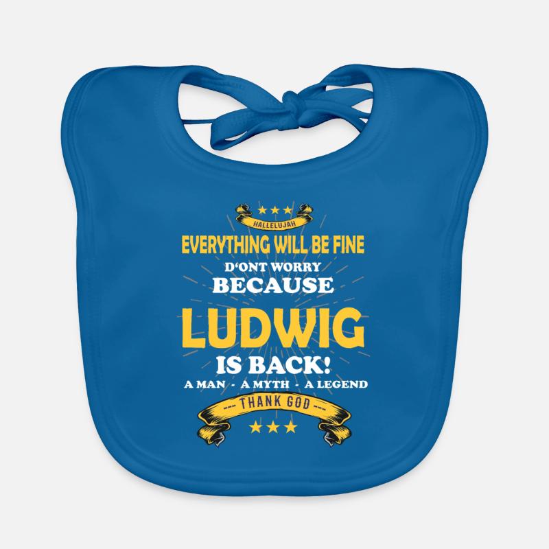 Everything will be fine Ludwig Is back Baby Bio-Lätzchen