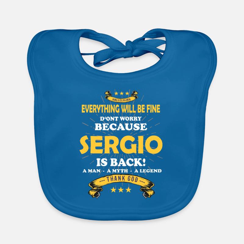 Everything will be fine Sergio Is back Baby Bio-Lätzchen