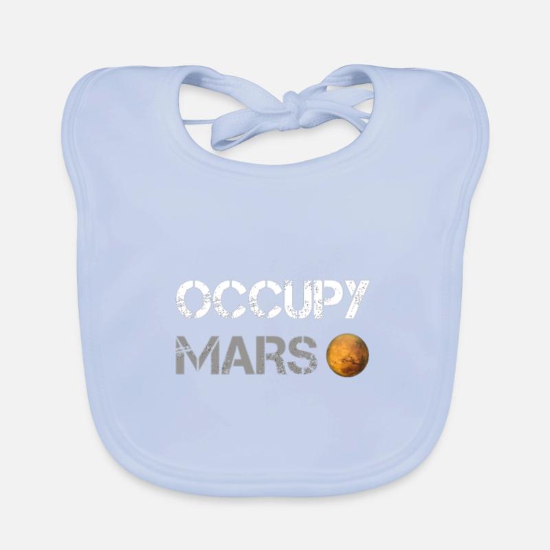occupy mars Organic Baby Bibs