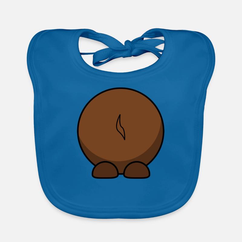 Wildebeest from behind. gift idea Organic Baby Bibs