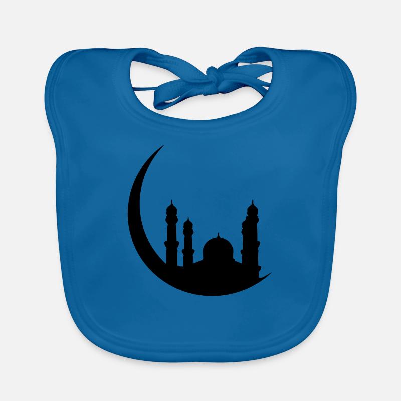 Mosquée de l'Islam Half Moon Orient Bavoir bio Bébé