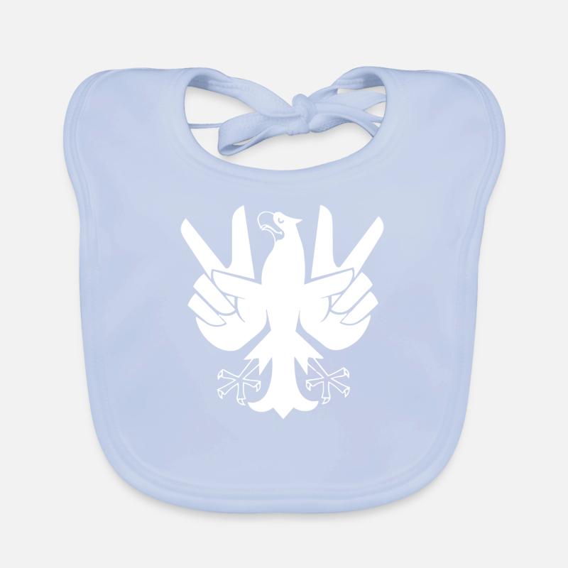 Cool Peace Eagle | Peace Eagle | German eagle Organic Baby Bibs