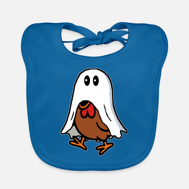 Huhn Gespenst Geist Baby Bio-Lätzchen