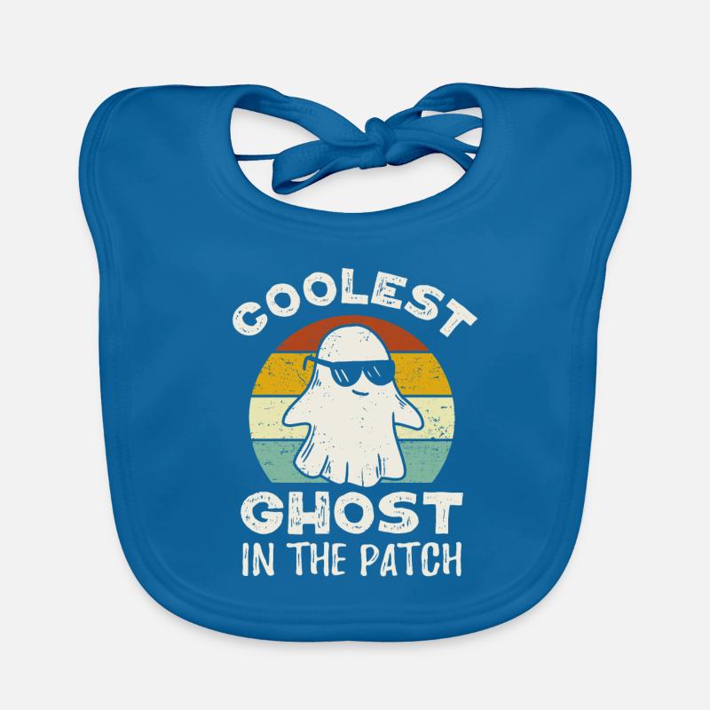 Halloween ghost ghost Organic Baby Bibs