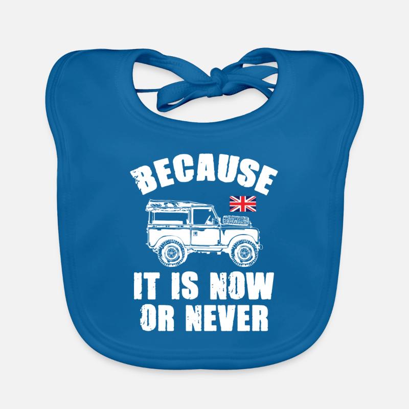 Landy Because It IS Now or Never Organic Baby Bibs