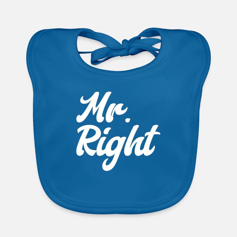 Mr. Right Partner Ehemann Freund Baby Bio-Lätzchen