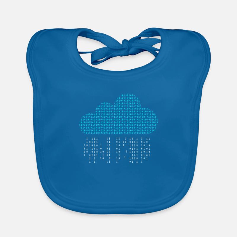 Software Engineer Binary Codes Organic Baby Bibs