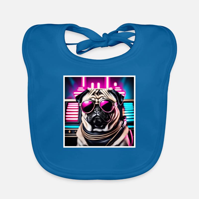 Cool Pug Baby Bio-Lätzchen