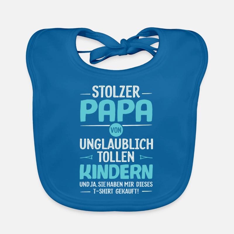 Stolzer Papa Baby Bio-Lätzchen