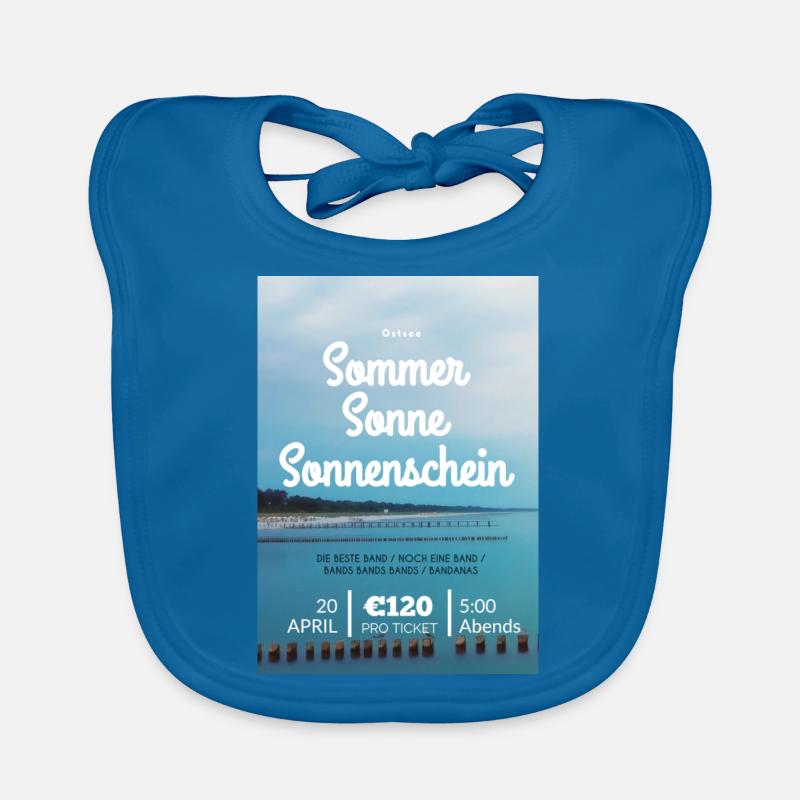 Summer vacation Germany Organic Baby Bibs