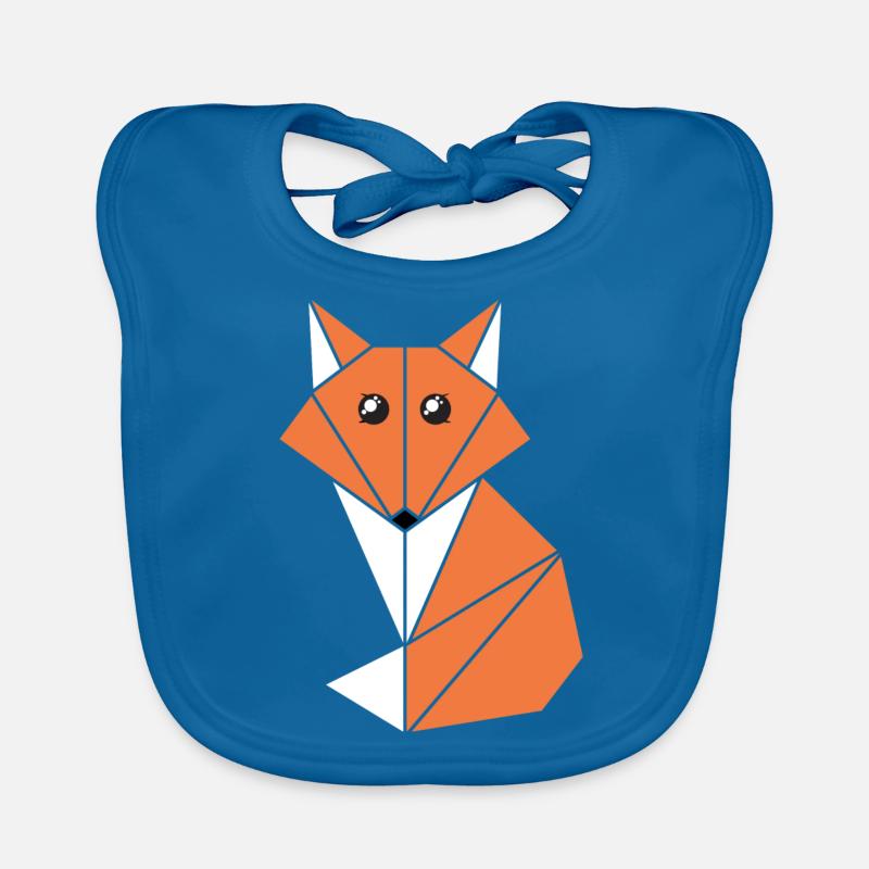 Kawaii fox Organic Baby Bibs
