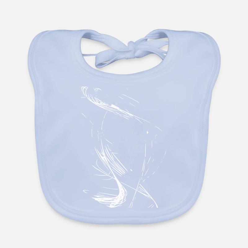 abstract Organic Baby Bibs