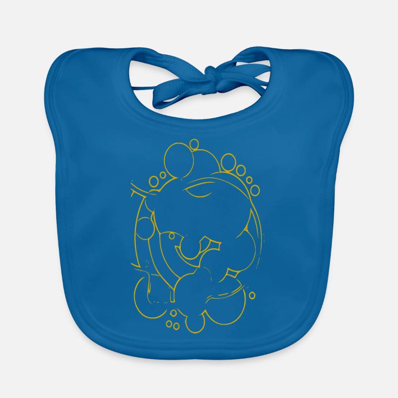 Abstract pattern Organic Baby Bibs