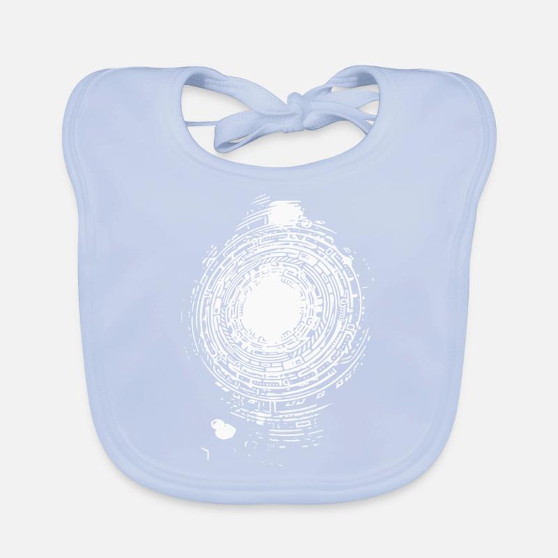 abstract Organic Baby Bibs