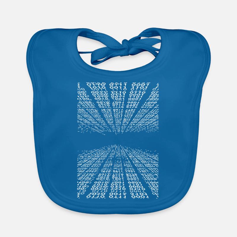 Code binaire horizontal Bavoir bio Bébé
