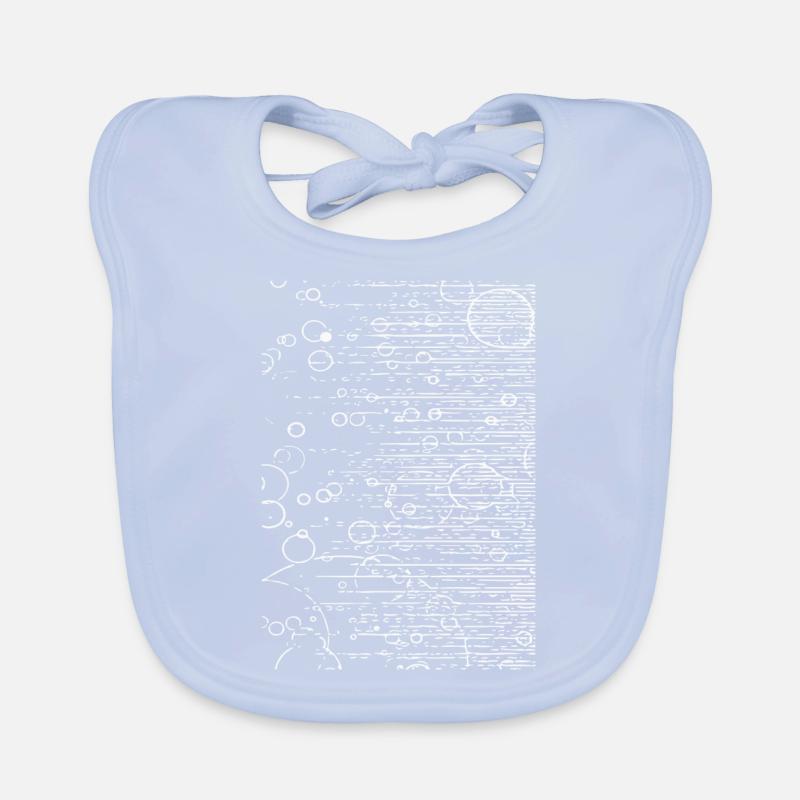 Conception abstraite Bavoir bio Bébé