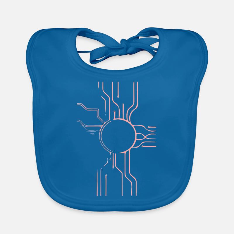 abstract Organic Baby Bibs