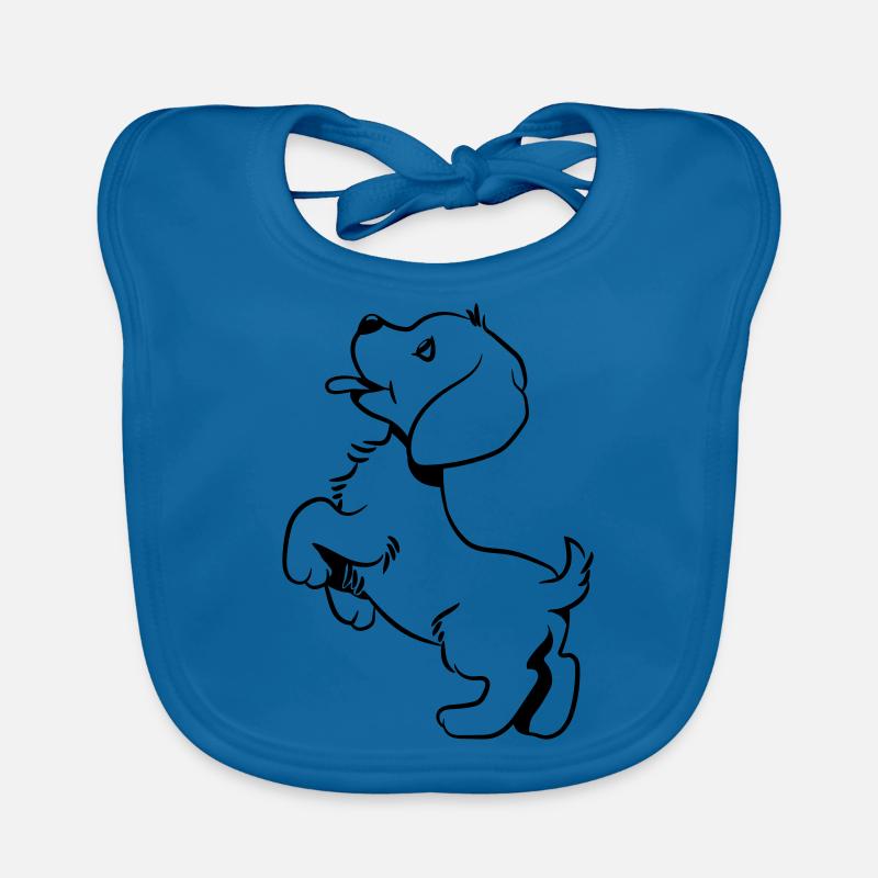 Bébé chien doux Bavoir bio Bébé