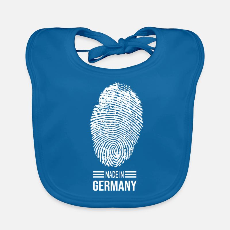 Made In Germany 3 - Bavoir bio Bébé - bleu paon