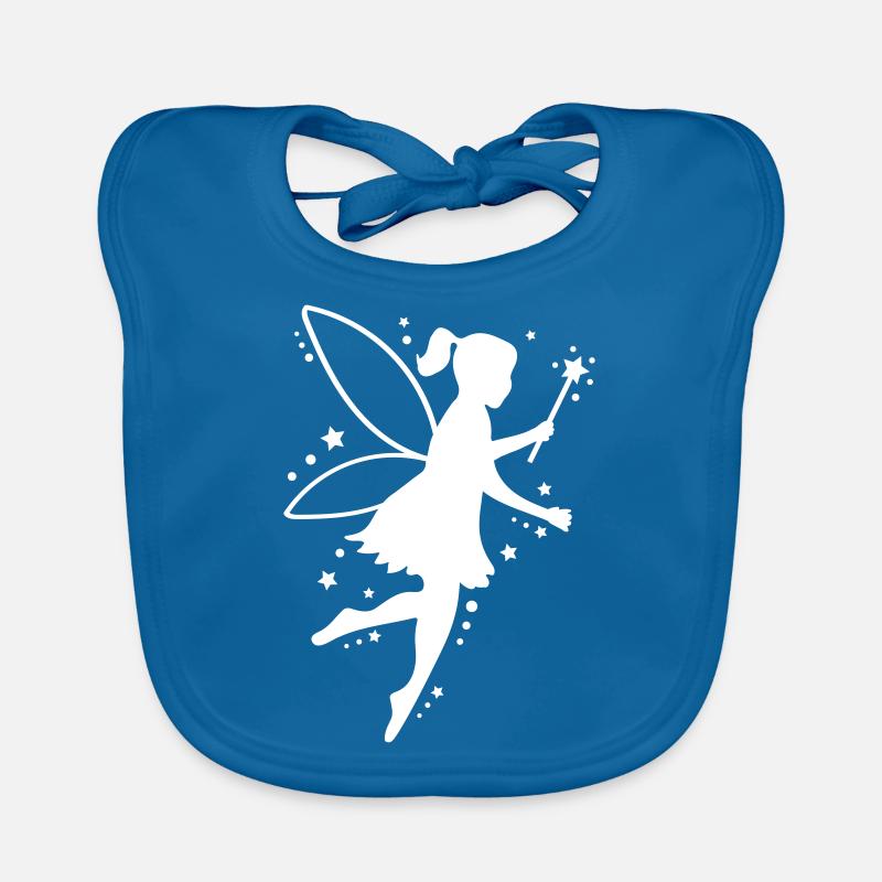 fée silhouette fée conte de fées Bavoir bio Bébé