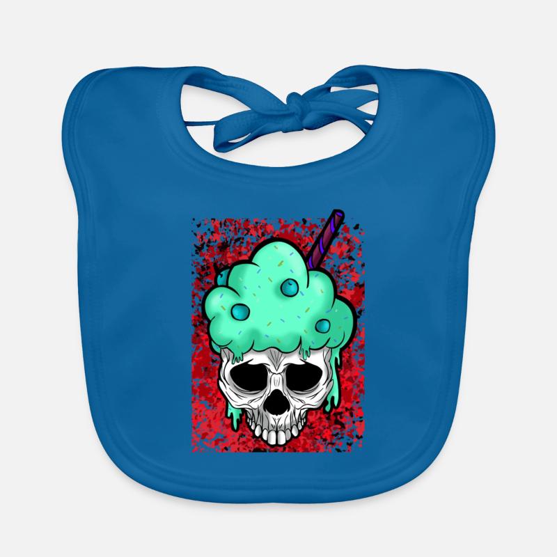 skeleton Organic Baby Bibs