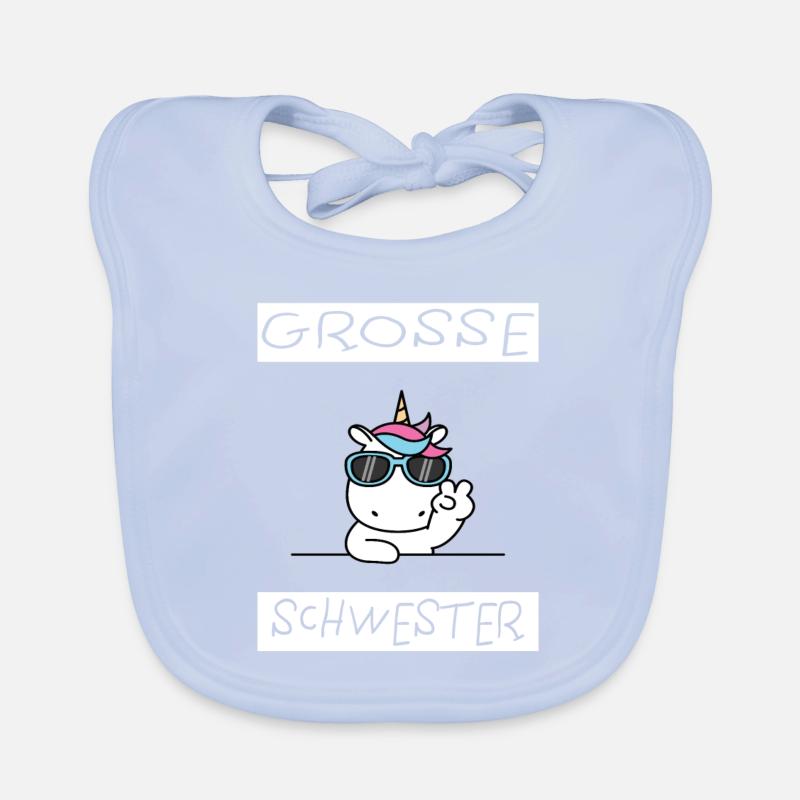 Grosse Schwester Baby Bio-Lätzchen