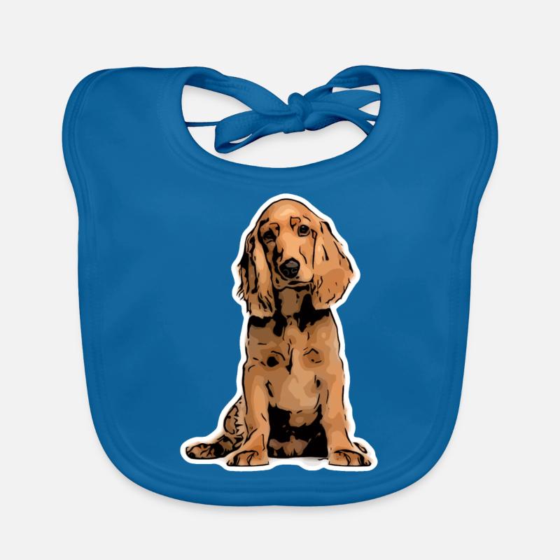 Cocker Spaniel Pet Design Organic Baby Bibs