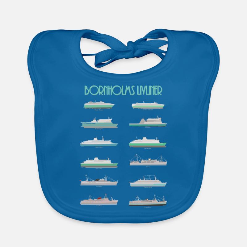 Bornholm ferries Organic Baby Bibs