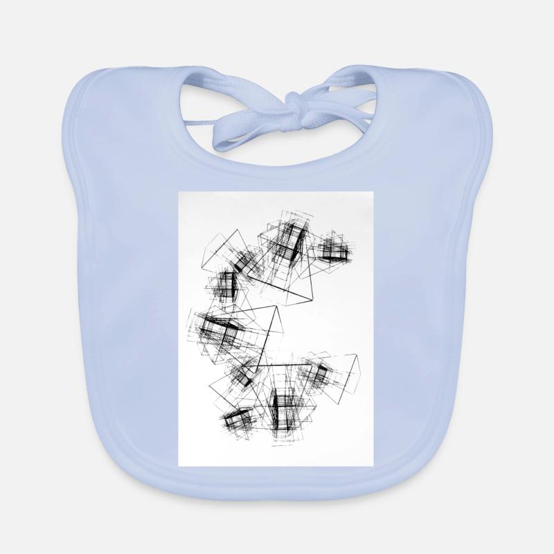 Cubes 3D Bavoir bio Bébé