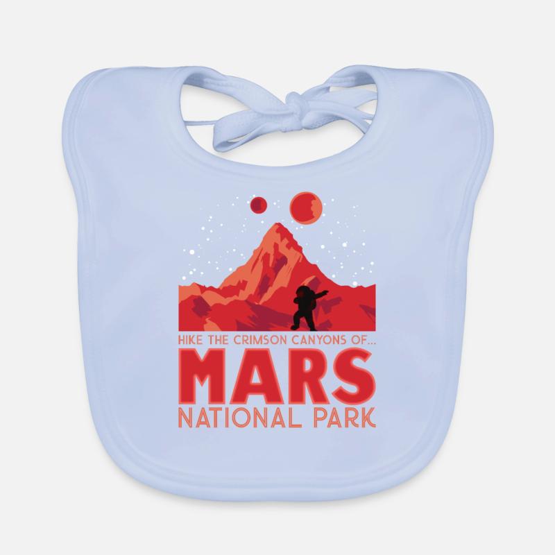 Funny Travelling Graphic Organic Baby Bibs