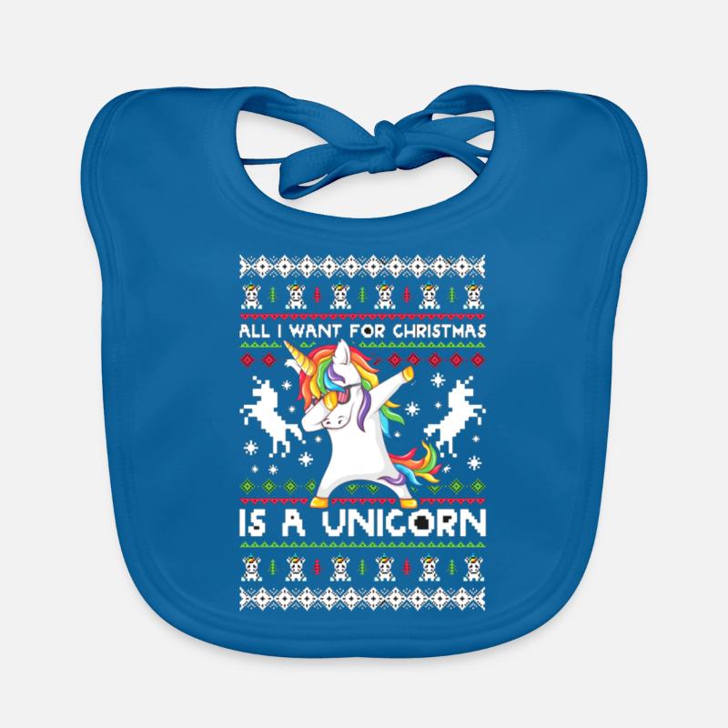 Einhorn Dapping Baby Bio-Lätzchen
